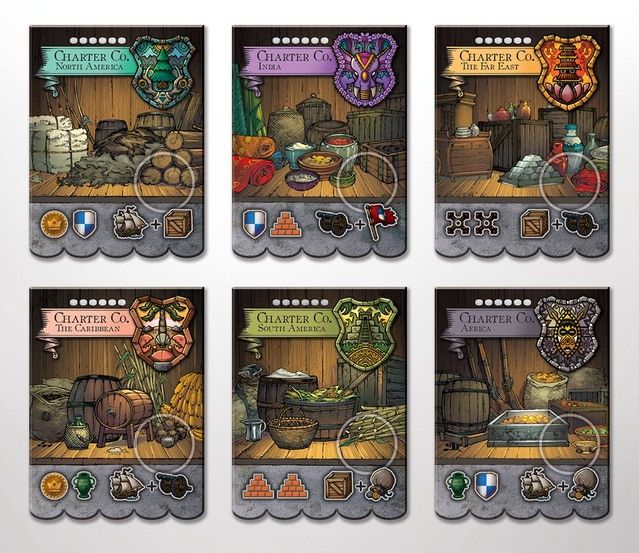 Endeavor: Age of Sail – Charter Companies Mini-Expansion