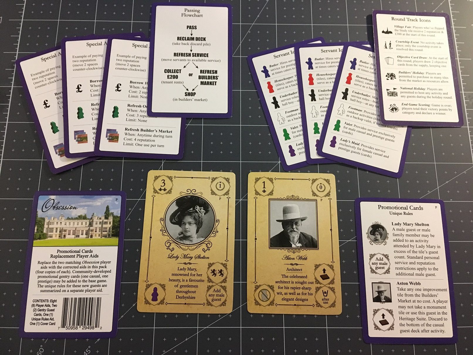 Obsession: Promotional Cards
